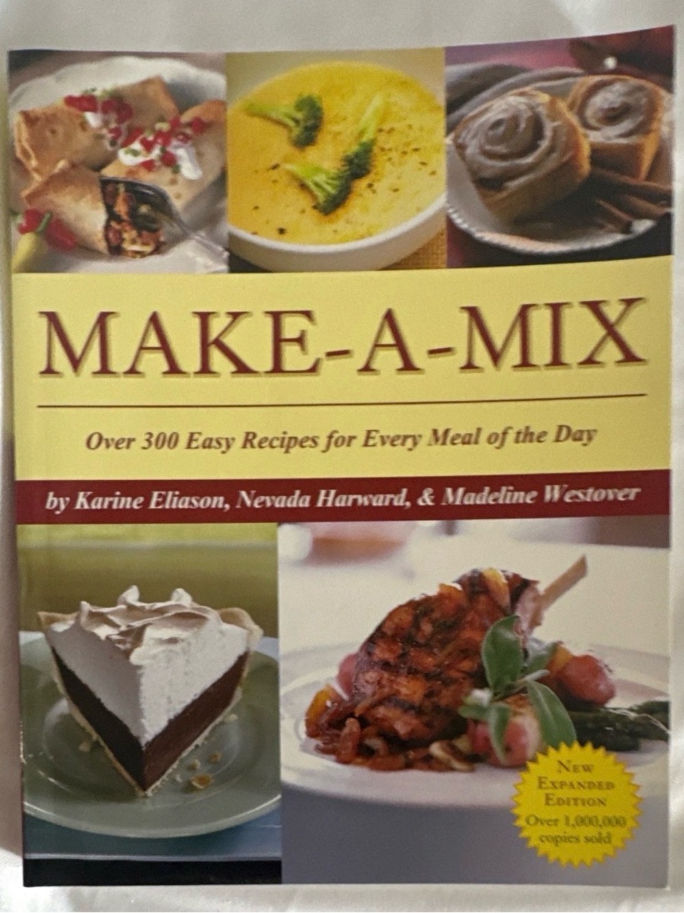 MAKE-A-MIX Cookbook - Yellow Cover